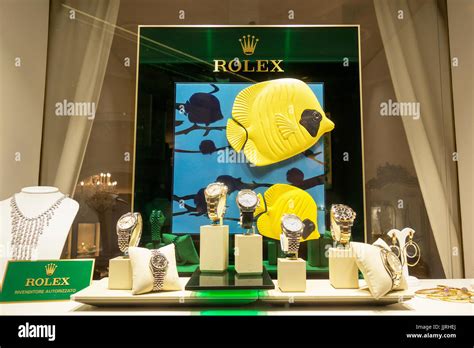 GENUINE ROLEX DEALER SHOP LARGE WINDOW DISPLAY 